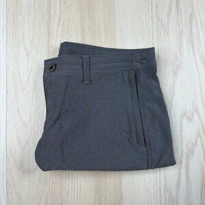 Kuhl Womens Gray Flat Front Workout Outwear Performances Golf Shorts Size 8